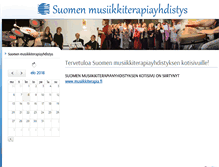 Tablet Screenshot of musiikkiterapia.net
