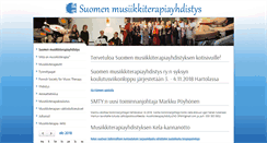 Desktop Screenshot of musiikkiterapia.fi